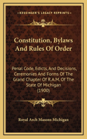 Constitution, Bylaws And Rules Of Order