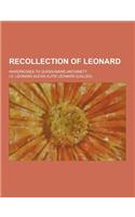Recollection of Leonard; Hairdresses to Queen Marie-Antoinett