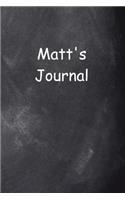 Matt Personalized Name Journal Custom Name Gift Idea Matt