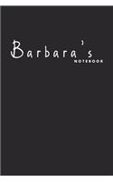 Barbara's notebook
