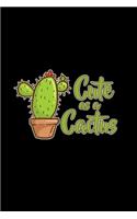 Cute as a cactus: 6x9 Cactus - dotgrid - dot grid paper - notebook - notes