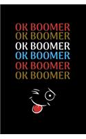 ok booner: notebook For Students, Teens, and Kids - For School, College, University, and Home - 120 lined pages - 6" x 9" - Meme Notebook - Journal - Diary .