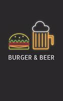 Burger And Beer: Funny 2 Year Undated Weekly Planner For Craft Beer Homebrewers