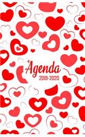 Agenda 2019-2020: Agenda scolaire 12 mois de septembre 2019 à août 2020 - Agenda semainier - 150 pages - Format A5 5,5" x 8,5"