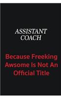 Assistant Coach because freeking awsome is not an official title: Writing careers journals and notebook. A way towards enhancement