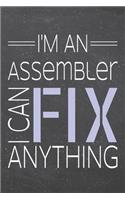 I'm an Assembler I Can Fix Anything: Assembler Dot Grid Notebook, Planner or Journal - 110 Dotted Pages - Office Equipment, Supplies - Funny Assembler Gift Idea for Christmas or Birthda