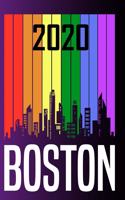 2020 Boston: Your city name on the calendar 2020 cover. The Love For My City Great Gift For Everyone Who Likes This Place. Notebook and Planner 2020