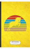 Notebook: Funny Blank Lined Horse Lover Notebook/ Journal, Graduation Appreciation Gratitude Thank You Souvenir Gag Gift, Modern Cute Graphic 110 Pages