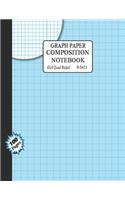 Graph paper composition notebook