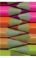 Interlocked Colored Pencils Journal: Take Notes, Write Down Memories in this 150 Page Lined Journal