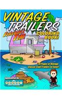 Fireball Tim VINTAGE TRAILER Coloring Book