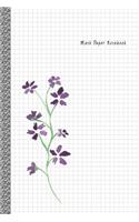 Math Paper Notebook: Graph Paper 5x5 (Five Squares Per Inch) Squared Graphing Journal Paper (Each Square 0.20