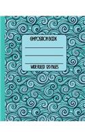 Wide Ruled Composition Book