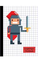 Knight Math Hero 4x4 Quad Graph Paper Workbook