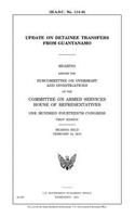 Update on detainee transfers from Guantanamo