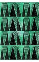 Bullet Journal Notebook Abstract Triangles Pattern 7