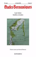 Etudes Germaniques - N2/2020