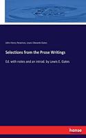 Selections from the Prose Writings
