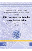 Die Leucorea Zur Zeit Des Spaten Melanchthon