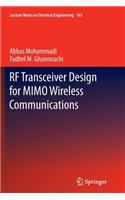 RF Transceiver Design for MIMO Wireless Communications: (145 Lecture Notes in Electrical Engineering)