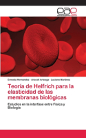 Teoría de Helfrich para la elasticidad de las membranas biológicas