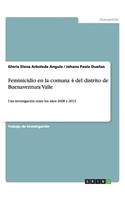 Feminicidio en la comuna 4 del distrito de Buenaventura Valle