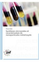 Synthèses Microondes Et Caractérisation de Nanoparticules Métal/Oxyde