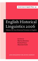 English Historical Linguistics 2006