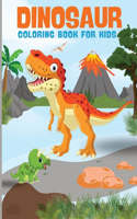 Dinosaur Coloring Book for Kids Ages 4-8