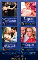 Modern Romance June 2016 Books 5-8
