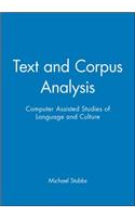 Text and Corpus Analysis