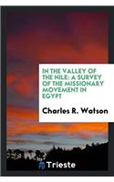 In the valley of the Nile: a survey of the missionary movement in Egypt