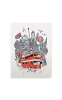 London Handmade Silkscreened Journal