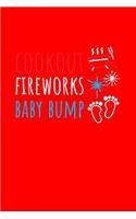 Cookout Fireworks Baby Bump