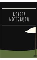 Golfer's Notizbuch