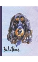 Student Planner: School Planner 2019-2020 Watercolor Dog Design