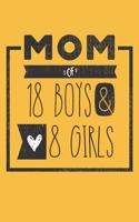 MOM of 18 BOYS & 8 GIRLS