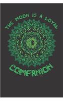 Moon Mandala Loyal Companion Notebook Journal: Moon Mandala Loyal Companion Notebook Journal Gift Dot Grid 6 x 9 120 Pages