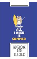 Notebook for Beaches