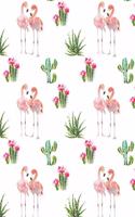 Cactus Flamingo Bullet Journal: Pocket Travel Journal / Notebook, Food Diary, Weight Loss Tracker - 6 X 9 Dot Grid Paper for Bullet Journaling, 150 Pages (Cactus Flamingo) (Journal
