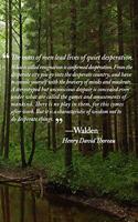 Lives of Quiet Desperation Journal: Quotation from "Walden" by Henry David Thoreau