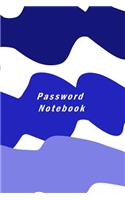 Password Notebook: Unique notebook for passwords with a unique interior, 297 passwords, 6x9 Password Book, Password Journal