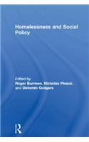 Homelessness and Social Policy