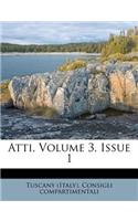 Atti, Volume 3, Issue 1