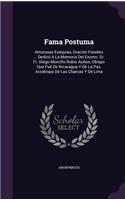 Fama Postuma: (English)