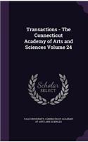 Transactions - The Connecticut Academy of Arts and Sciences Volume 24