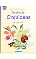 BROCKHAUSEN Livro de colorir Vol. 5 - Inspiração: Orquídeas: Livro de colorir