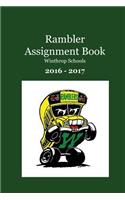 Rambler Assignment Book: Winthrop Schools