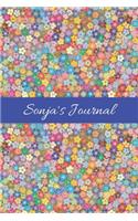 Sonja's Journal: Cute Personalized Name Notebook for Girls & Women - Blank Lined Gift Journal/Diary for Writing & Note Taking