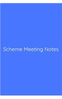 Scheme Meeting Notes Notebook